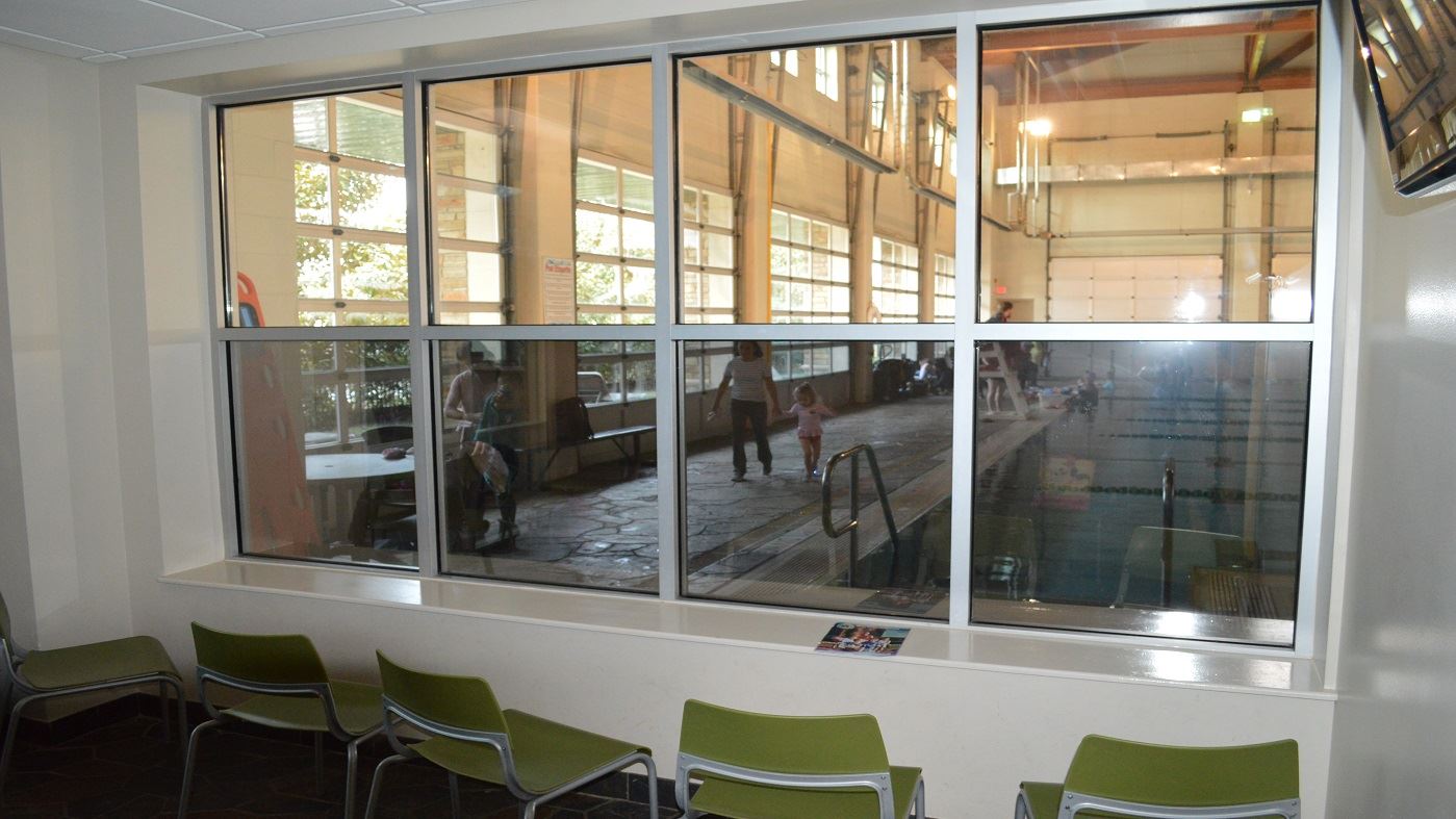 Downstairs Pool Viewing Area