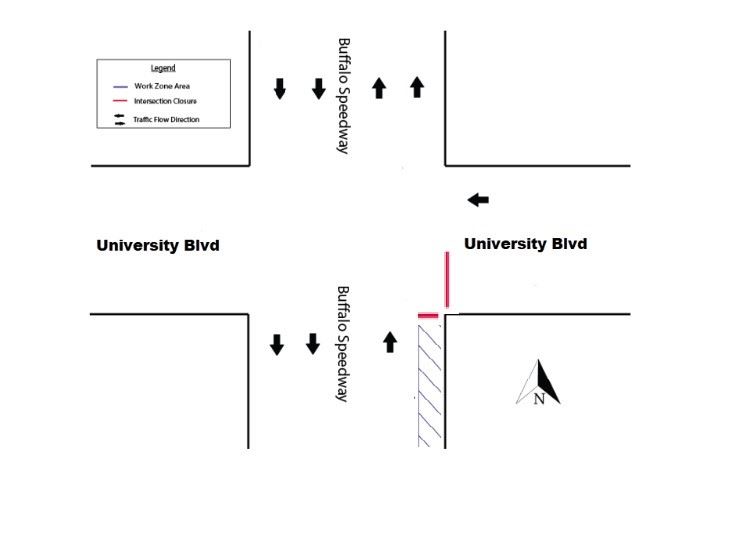 University Paver Maintenance Map